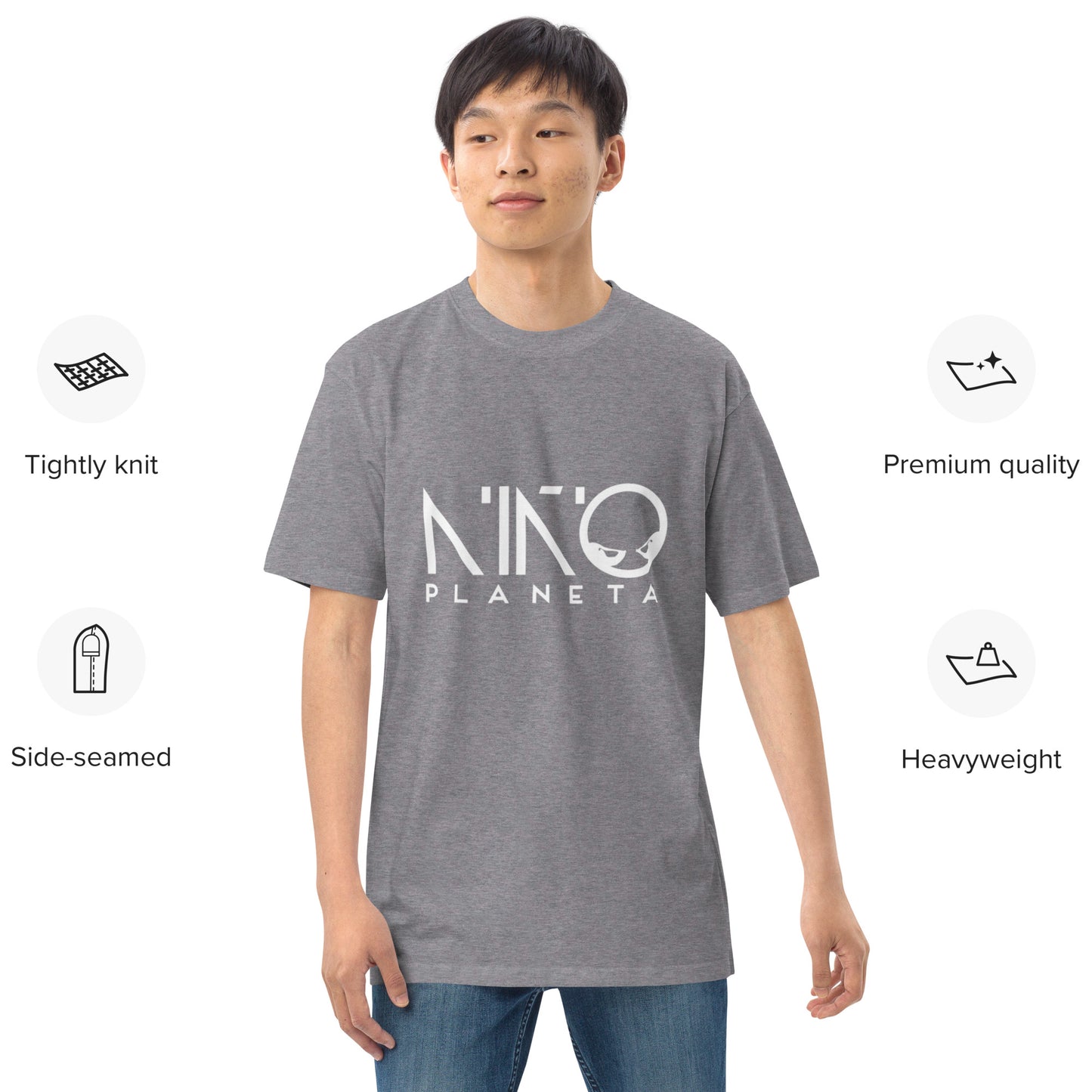 Niño Planeta - Men’s premium heavyweight tee