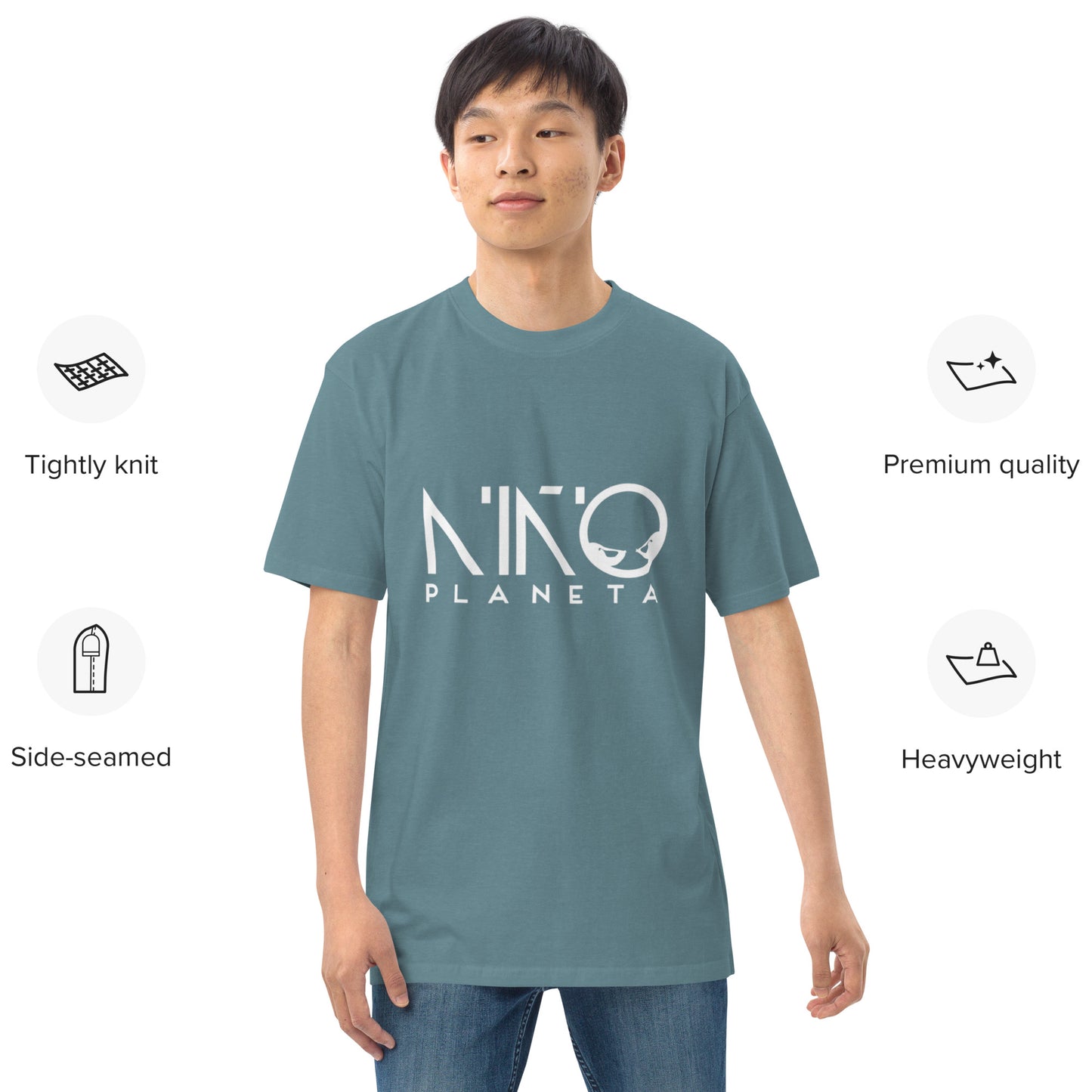 Niño Planeta - Men’s premium heavyweight tee