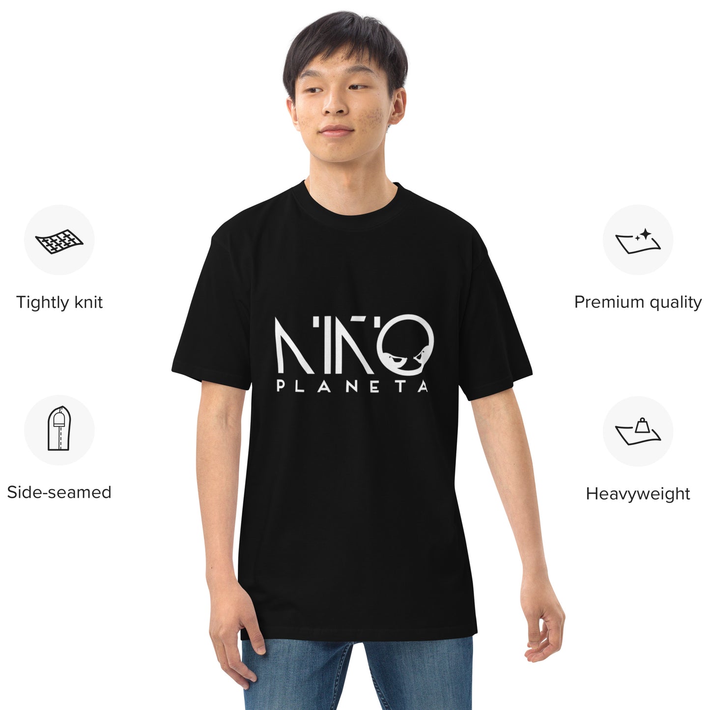 Niño Planeta - Men’s premium heavyweight tee