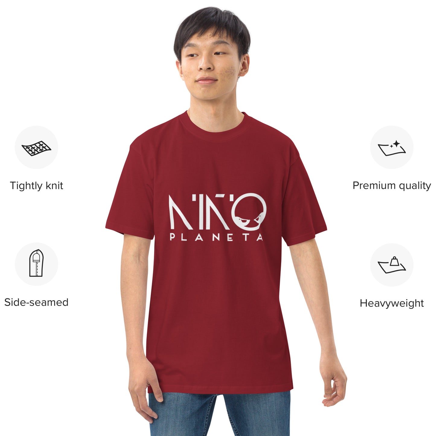 Niño Planeta - Men’s premium heavyweight tee