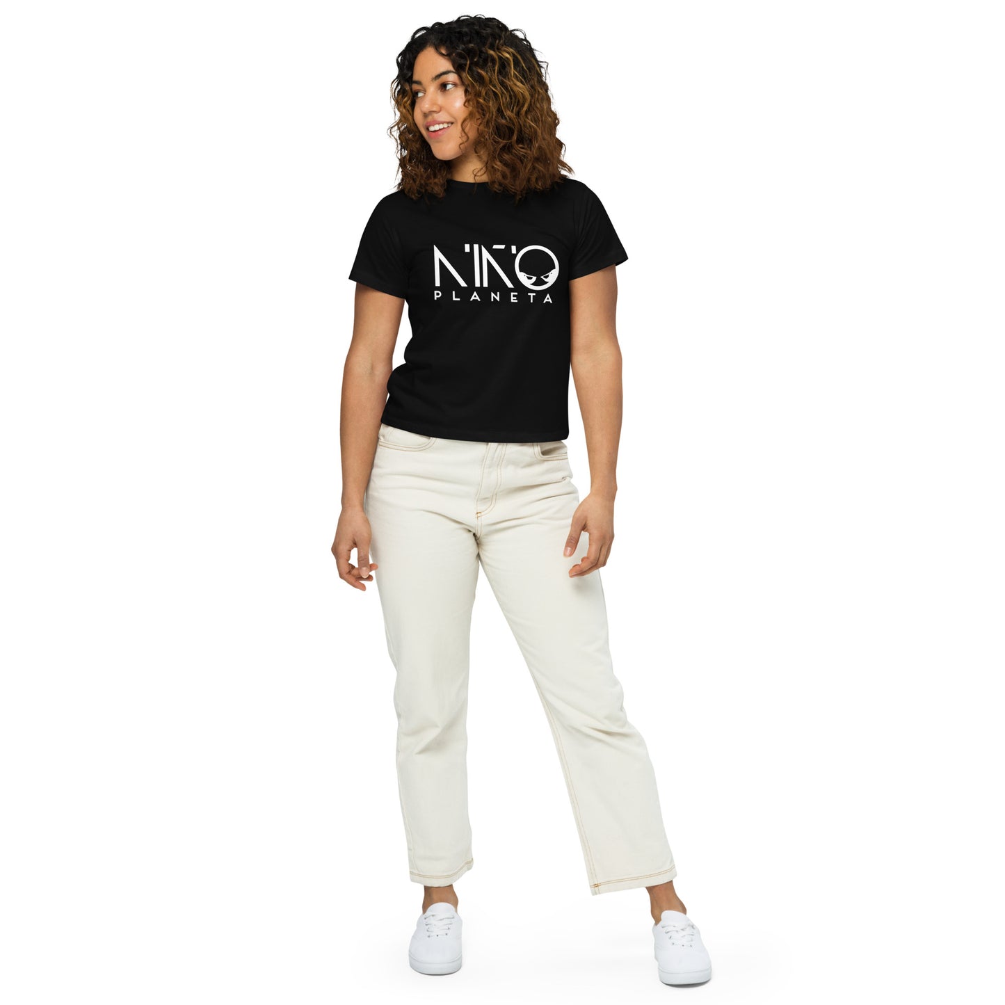 Niño Planeta Women’s high-waisted t-shirt